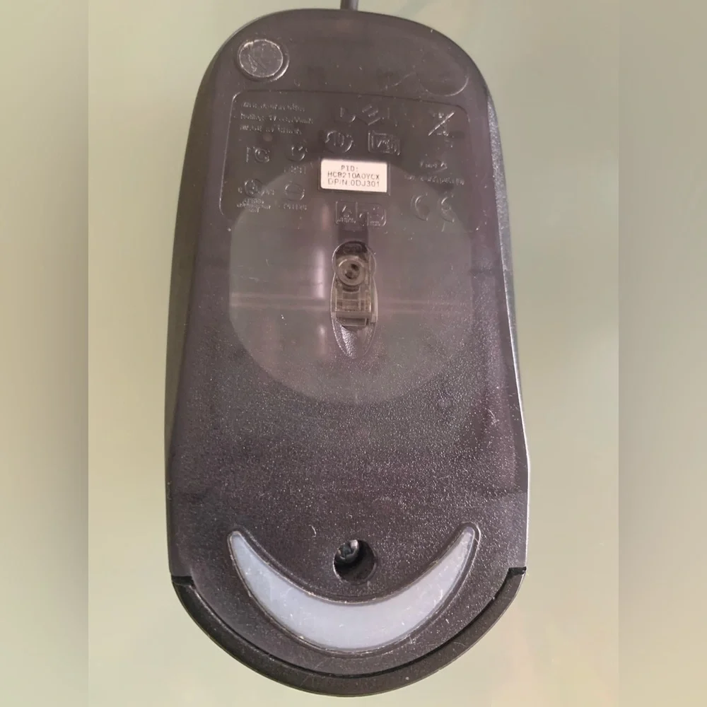 Dell USB Optical Wired Mouse M-UAN DEL 1 - Genuine For Laptops & Other Devices